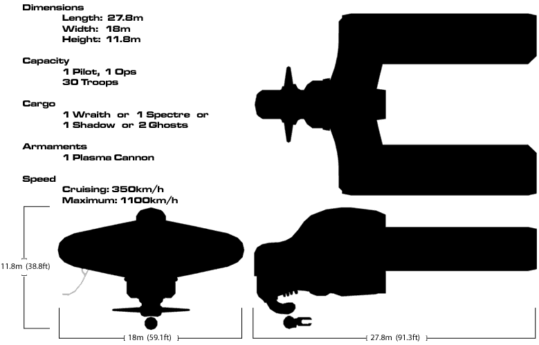 Covenant Dropship Specs